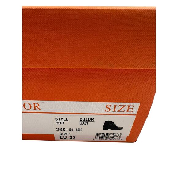 Miz Mooz Leather Buckled Ankle Boot-Siggy-Black Distressed Leather Sz 37/ 7 US - Picture 8 of 8